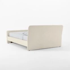 Camerano Cream Upholstered Queen Bed -Furniture Sale CameranoEggshllUphtdQBed3QBSSS22