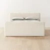 Camerano Cream Upholstered Queen Bed 2 Camerano Cream Upholstered Queen Bed -Furniture Sale CameranoEggshllUphtdQBedSHS22