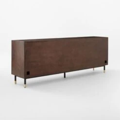 Carbon Brown Burl Wood Media Console 18 Carbon Brown Burl Wood Media Console -Furniture Sale CarbonBnBrlWdMdCredenza3QBSSF22