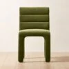 Castell Green Velvet Channel Tufted Dining Chair -Furniture Sale CastellTftdDngChrGrnVlvtSHF22