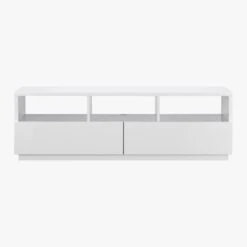 Chill High-Gloss White Media Console 60'' 13 Chill High-Gloss White Media Console 60'' -Furniture Sale ChillMediaConsoleF10