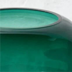 Coco Round Forest Green Glass Hurricane Candle Holder Small 16 Coco Round Forest Green Glass Hurricane Candle Holder Small -Furniture Sale CocoFrstGrnSmlGlsHrrcnAV3SHS22