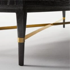 Connoisseur 8-Drawer Black Oak Wood Dresser Model 1006 -Furniture Sale ConnoisseurWideDresserAV2SSS21