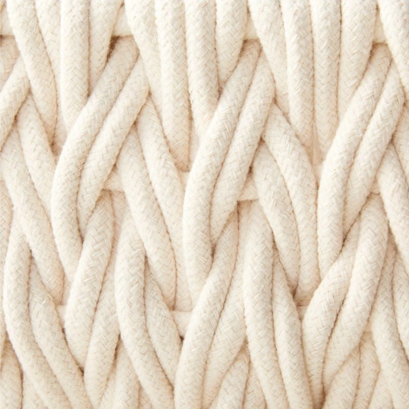 Conway Rectangular White Cotton Storage Basket Small 6 Conway Rectangular White Cotton Storage Basket Small - Image 4