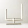Coraline Silver-Plated Double Taper Candle Holder -Furniture Sale CoralineTaperHolderSHF22