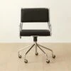 Court Black Vegan Leather Office Chair -Furniture Sale CourtBlackOfficeChairSHS22