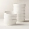 Crisp Matte White Soup Bowl Set Of 8 1 Crisp Matte White Soup Bowl Set Of 8 -Furniture Sale CrispMttWhiteSoupBowlS8SHF20