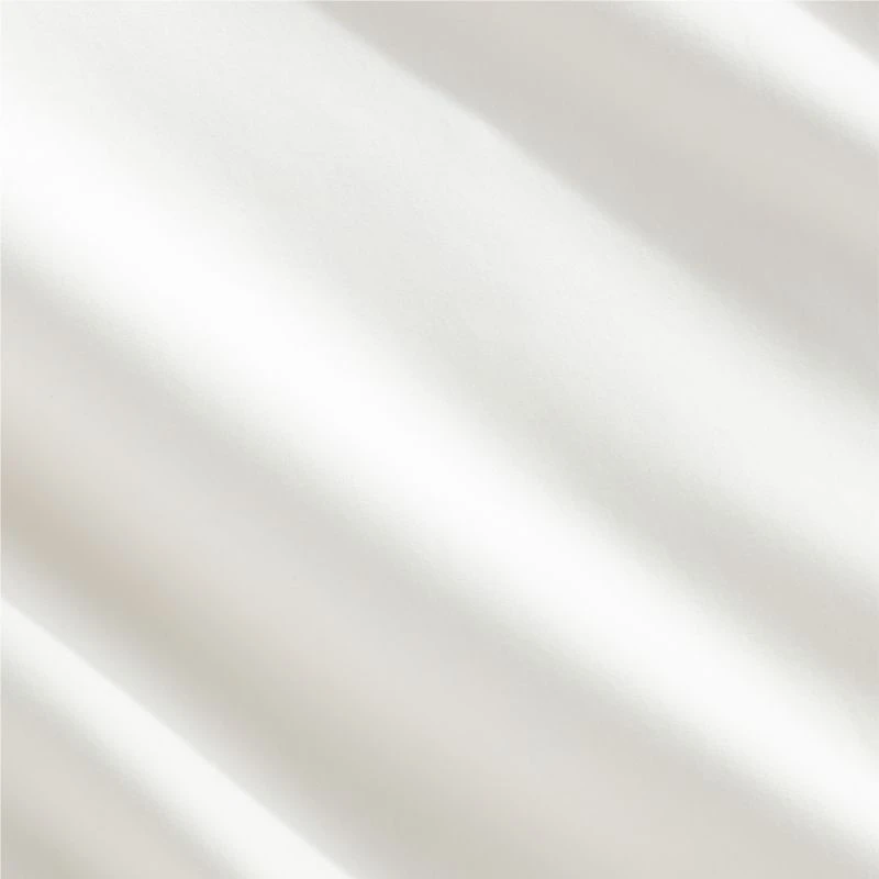 Organic Cotton Sateen 520-Thread-Count Ivory Full/Queen Bedding Set 4 Organic Cotton Sateen 520-Thread-Count Ivory Full/Queen Bedding Set - Image 2