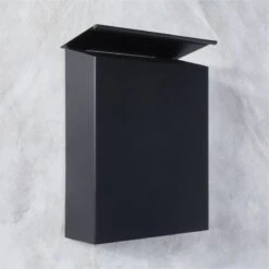 Damon Black Vertical Mailbox -Furniture Sale DamonVrtBlackMailboxAV2SHF22