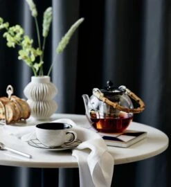 Bolt White Linen Napkin Set Of 4 -Furniture Sale DashCupAndSaucerBoltWhiteJL19