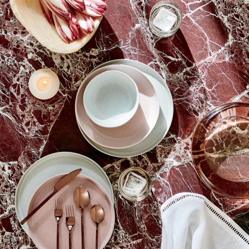 20-Piece Pin Brushed Dark Bronze Flatware 4 20-Piece Pin Brushed Dark Bronze Flatware - Image 2