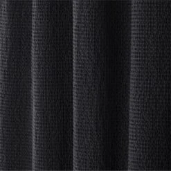 Eastind Organic Cotton Black Waffle Shower Curtain 72'' -Furniture Sale EastindBkOrgCtnWflShwCtnAVSHF23