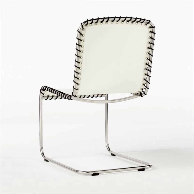 Enzo Natural Sunbrella Outdoor Armless Sling Chair 11 Enzo Natural Sunbrella Outdoor Armless Sling Chair - Image 9