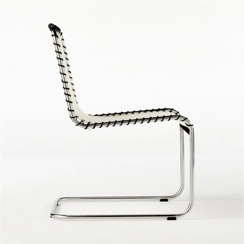 Enzo Natural Sunbrella Outdoor Armless Sling Chair 10 Enzo Natural Sunbrella Outdoor Armless Sling Chair - Image 8