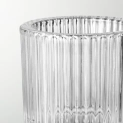 Ezra Glass Tealight Candle Holders Set Of 6 8 Ezra Glass Tealight Candle Holders Set Of 6 -Furniture Sale EzraClearTealightHolderAVSHF21