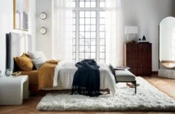 Estela Grey And White Organic Cotton Duvet Cover And Shams 9 Estela Grey And White Organic Cotton Duvet Cover And Shams -Furniture Sale FacadeTallGreyHeadboardQueenJL19