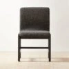 Falls Black Upholstered Dining Chair -Furniture Sale FallsBlkDiningChairSHS22