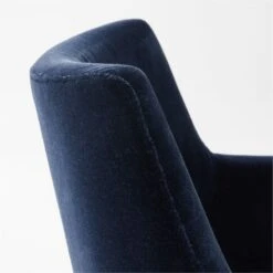 Foley Faux Mohair Navy Dining Armchair -Furniture Sale FoleyNvyFxMhrDiningChairAVSSF21