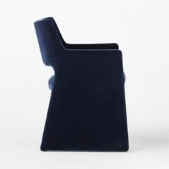 Foley Faux Mohair Navy Dining Armchair -Furniture Sale FoleyNvyFxMhrDiningChairSDSSF21