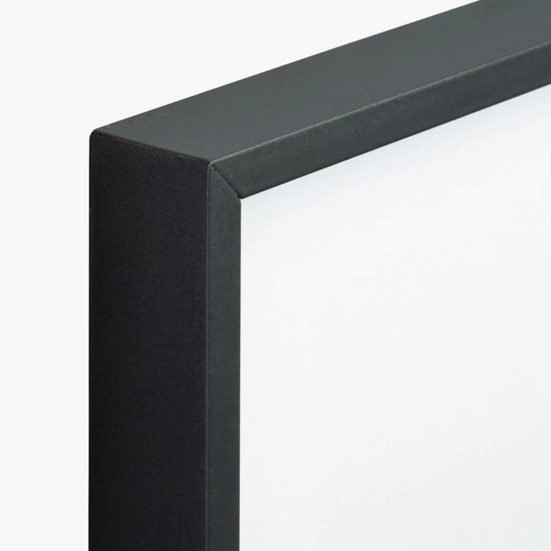 Gallery Soft Black Picture Frame With White Mat 4"x6" 5 Gallery Soft Black Picture Frame With White Mat 4"x6" - Image 3