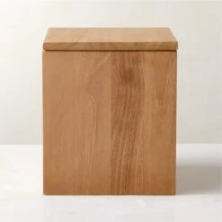Giacomo Square Teak Storage Box Small -Furniture Sale GiacomoTeakStorageBoxSmAV2SHS23