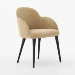 Giulia Camel Velvet Dining Armchair -Furniture Sale GiuliaChairCamel3QSSF22