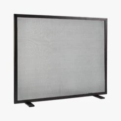Gunmetal Fireplace Screen 8 Gunmetal Fireplace Screen -Furniture Sale GunmetalFireplaceScreen3QF19