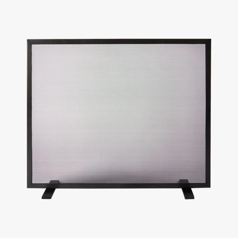 Gunmetal Fireplace Screen 4 Gunmetal Fireplace Screen - Image 2