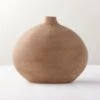 Haute Tan Ceramic Vase Short 1 Haute Tan Ceramic Vase Short -Furniture Sale HauteTanShortVaseSHS23
