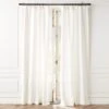 Heavyweight White Linen Window Curtain Panel 48''x84'' 2 Heavyweight White Linen Window Curtain Panel 48''x84'' -Furniture Sale HvywtWhtLnn96CurtainPnlSHS23