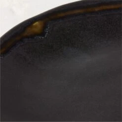 Hyacinth Black Salad Plate With Reactive Glaze 9 Hyacinth Black Salad Plate With Reactive Glaze -Furniture Sale HyacinthBkRctvRmdDnnrPltAVSHF23