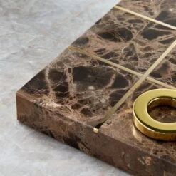 Indah Brown Marble Tic-Tac-Toe -Furniture Sale IndahBrnMarbleTicTacToeHAVSHF22