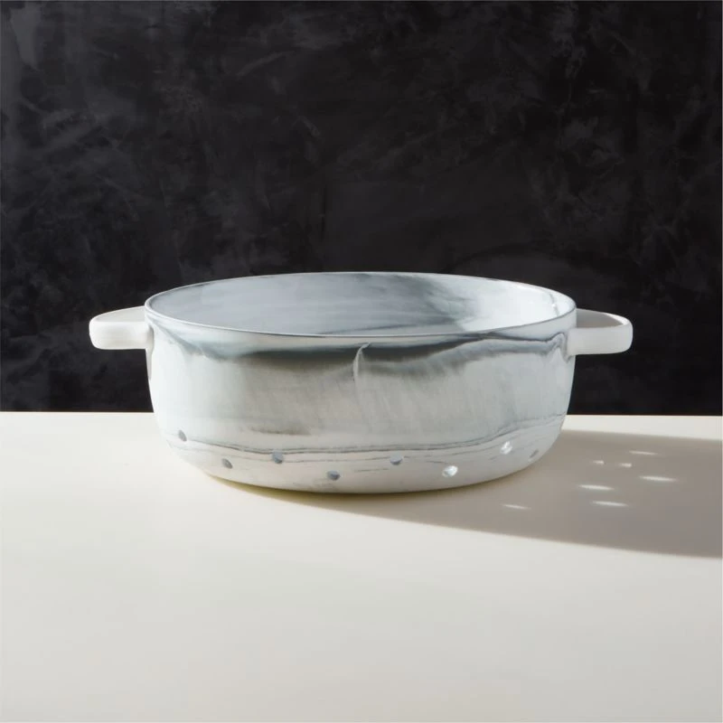 Swirl 9" Ceramic Colander 3 Swirl 9" Ceramic Colander