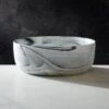 Swirl Black And White Serving Bowl -Furniture Sale JFSwirlServingBowlSHS20
