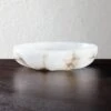 Oyster Alabaster Catchall -Furniture Sale KMOysterAlbstrCatchall12inSHS21
