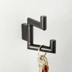 Kela Black Swivel Hook 9 Kela Black Swivel Hook -Furniture Sale KelaSwivelHookBlackAVSHF22