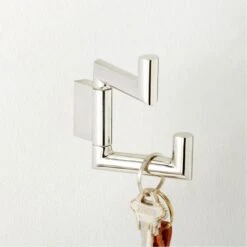 Kela Polished Nickel Swivel Hook 9 Kela Polished Nickel Swivel Hook -Furniture Sale KelaSwivelHookPldNklAVSHF22