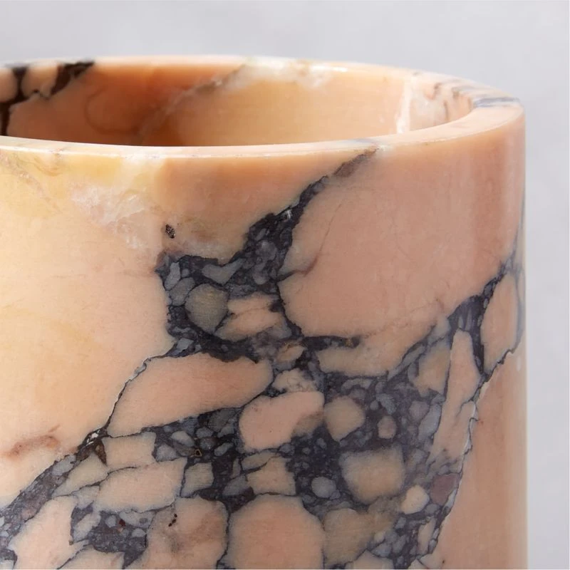 La Paloma Purple Breccia Marble Vase 9 La Paloma Purple Breccia Marble Vase - Image 7