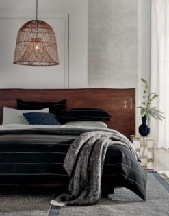 Natural Linen Curtain Panel 48"x96" -Furniture Sale LandscapeMidtoneKingBedJN20