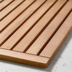 Lateral Natural Teak Bath Mat 21.75"x32" 7 Lateral Natural Teak Bath Mat 21.75"x32" -Furniture Sale LateralNtTkBthmt21p75x23AVSHF21