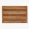 Lateral Natural Teak Bath Mat 21.75"x32" -Furniture Sale LateralNtTkBthmt21p75x32SSF21