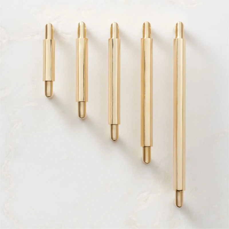Lavau Unlacquered Brass Handle 3" 4 Lavau Unlacquered Brass Handle 3" - Image 2