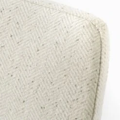 Laze White Upholstered Dining Chair 15 Laze White Upholstered Dining Chair -Furniture Sale LazeMtlFrmIvoryDnngChrAVSSS23