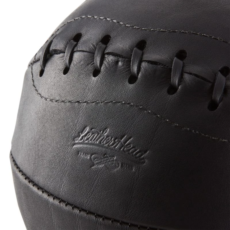 Leather Head Small Black Leather Basketball 4 Leather Head Small Black Leather Basketball - Image 2