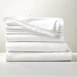 EUROPEAN FLAX™-Certified Linen White Full/Queen Bedding Set