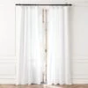 EUROPEAN FLAXâ„¢-Certified Linen White Window Curtain Panel 48''x84'' 2 EUROPEAN FLAXâ„¢-Certified Linen White Window Curtain Panel 48''x84'' -Furniture Sale LinenWhite96CurtainPnlSHS23