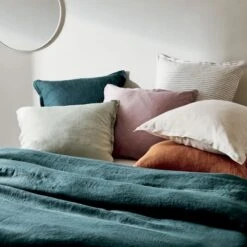 Linen Copper Standard Shams Set Of 2 9 Linen Copper Standard Shams Set Of 2 -Furniture Sale LinenWhiteBeddingAG21 1x1 1