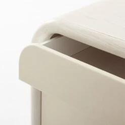 Lobos 6-Drawer White Wood Dresser -Furniture Sale LobosAshNLthrLowDresserAVSSS23