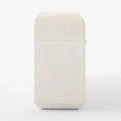 Lobos 6-Drawer White Wood Dresser -Furniture Sale LobosAshNLthrLowDresserSDSSS23