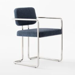 Marc Dark Blue Dining Chair -Furniture Sale MarcDarkBlueDiningChair3QSSF22